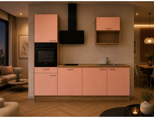 CONCEPT1 - Pack Cuisine ASTUCIO 1 CORAIL MAT - 240CM