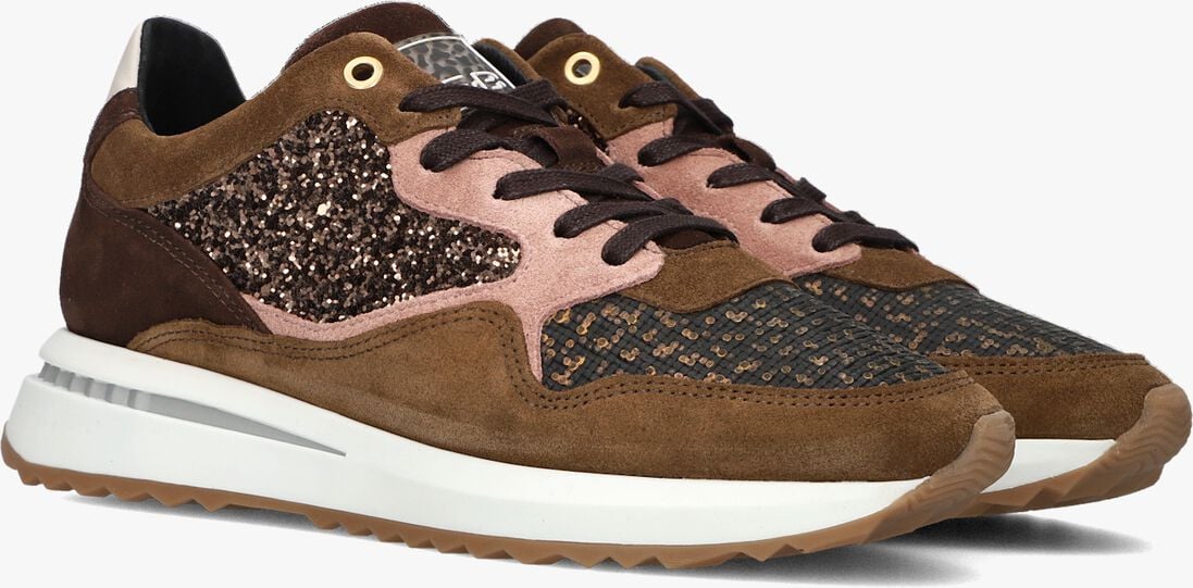 FLORIS VAN BOMMEL bruine floris van bommel lage sneakers sfw-10119