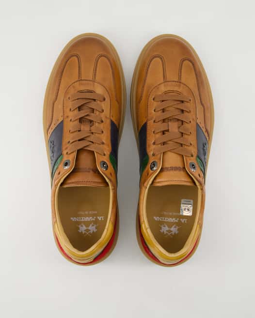 La Martina LFM251.010.3210 Sneaker in Braun