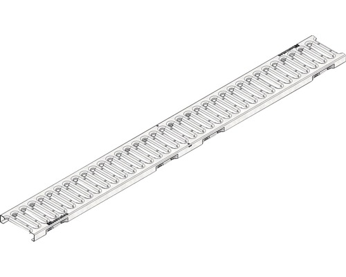 Hauraton Dachfix Resist 115 rooster SW 80/9 verzinkt 1000 mm x 108 mm x 20 mm