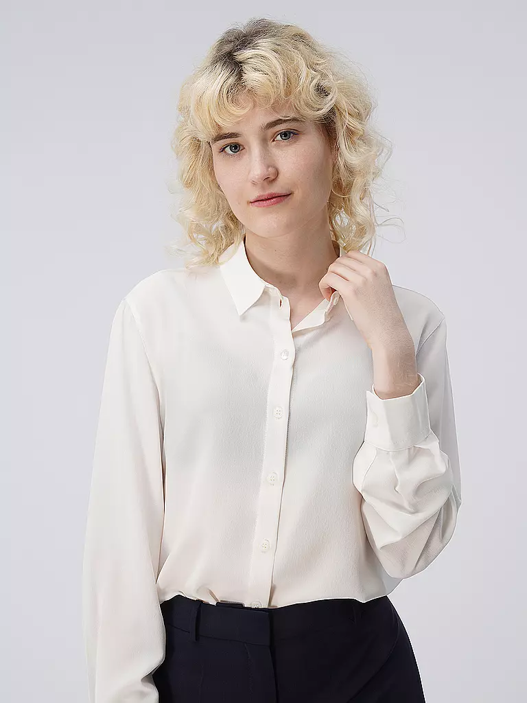 EMPORIO ARMANI Seidenbluse weiss
