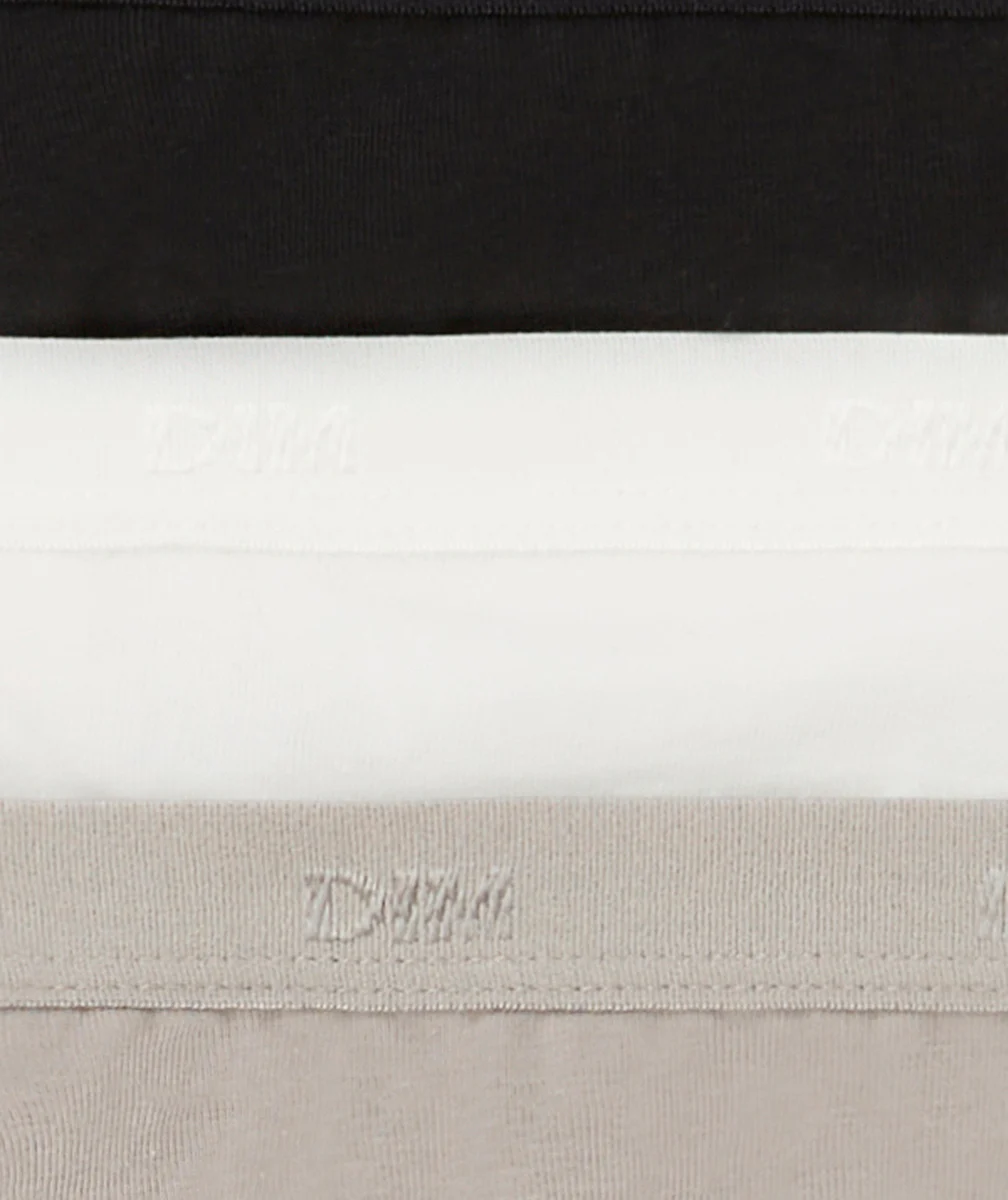 DIMLOT DE 3 CULOTTES LES POCKETS BLANCHE GRISE ET NOIRE