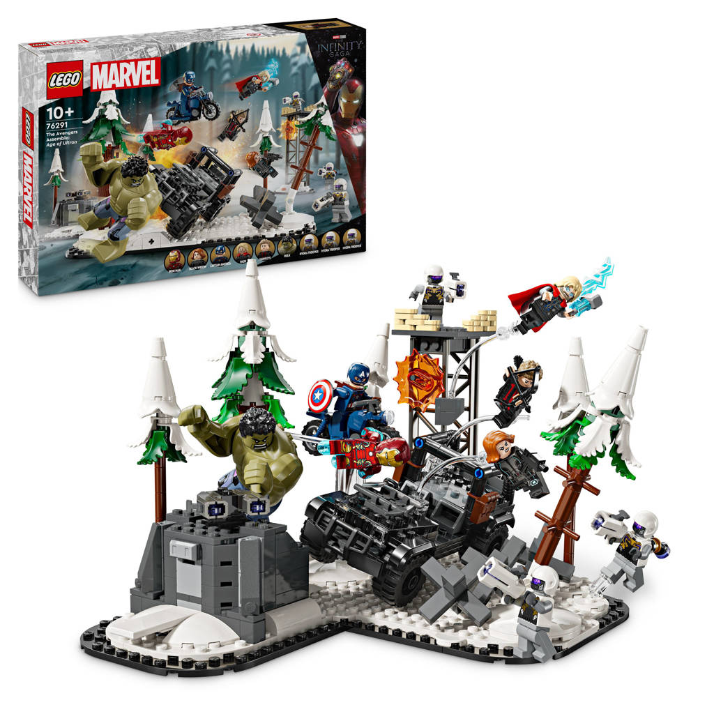 Mooie leuke lego setMarvel The Avengers Assemble: Age of Ultron Superhelden Speelgoed voor Kinderen 76291 Super Heroes Marvel