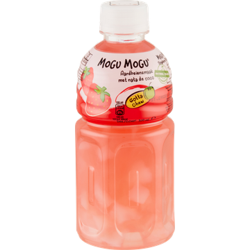 Mogu Mogu Aardbeiensmaak met Nata de Coco 320 ml