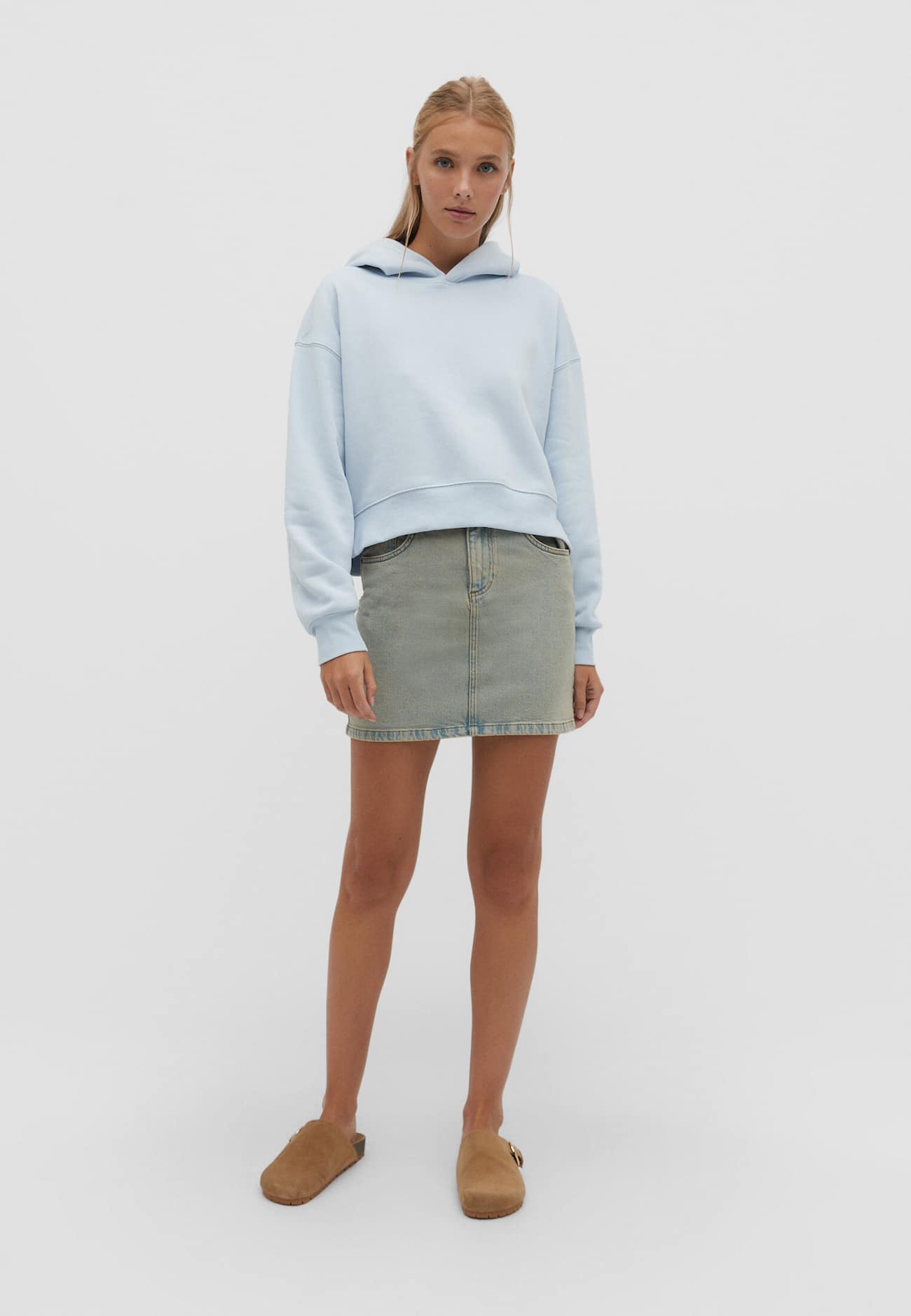 Moletom cropped