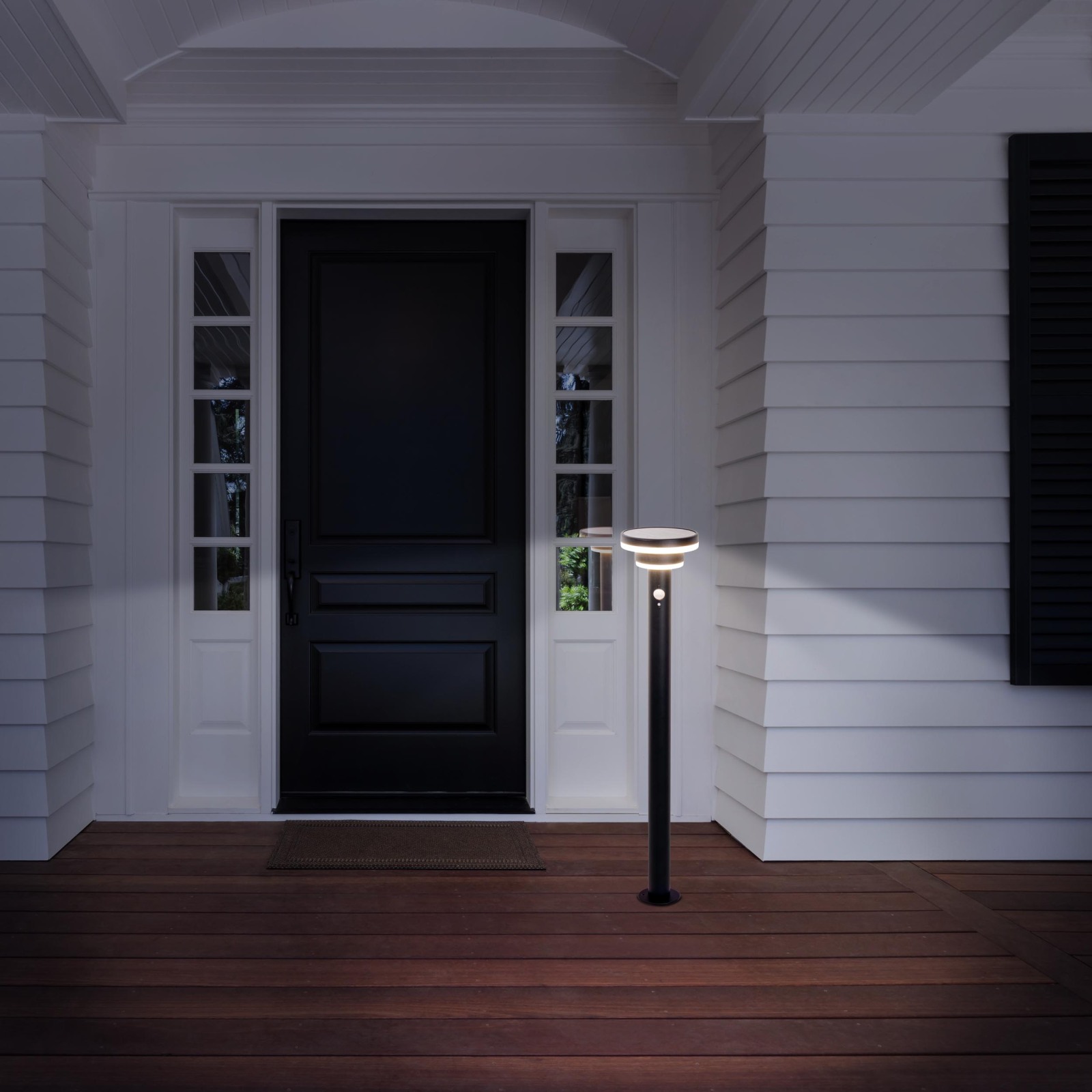 LED-Solar-Stehleuchte NORA - schwarz - 86 cm