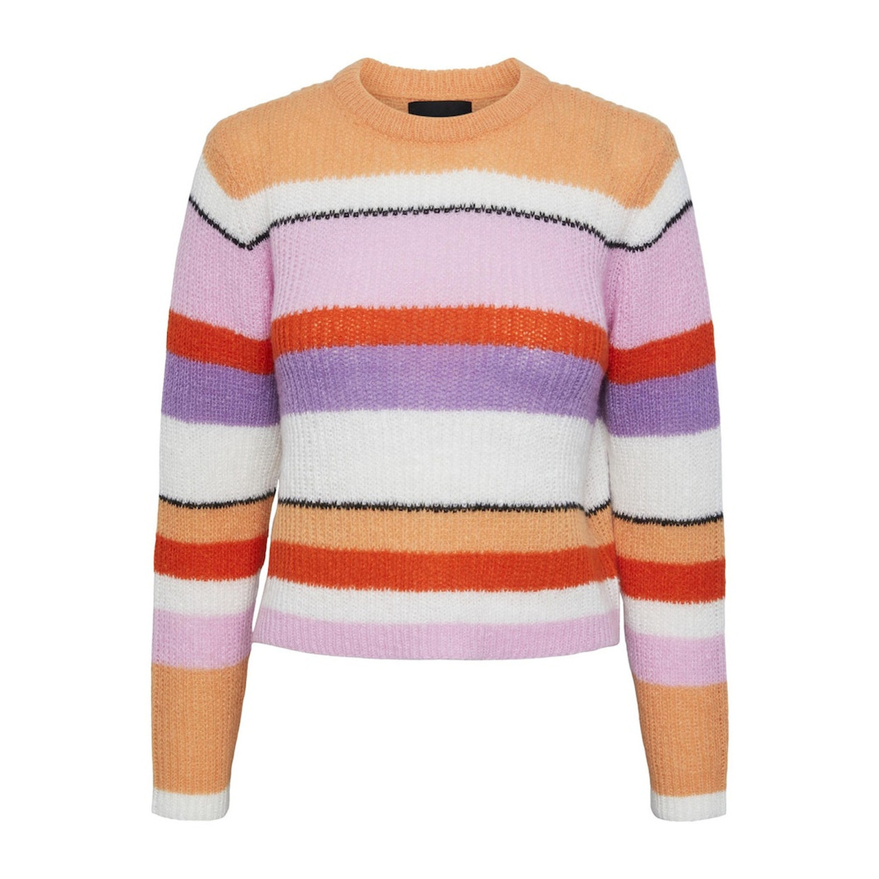 Pieces PCBRANDON LS O-NECK KNIT BC