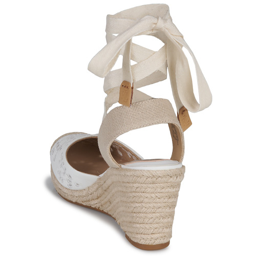 Lauren Ralph Lauren - PAISLEE EYLT-ESPADRILLES-WEDGE Blanco
