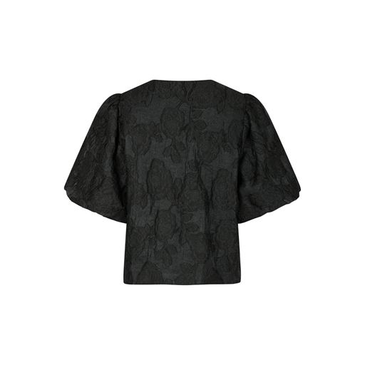 Neo Noir Aska Jacquard Bluse, Black, 40