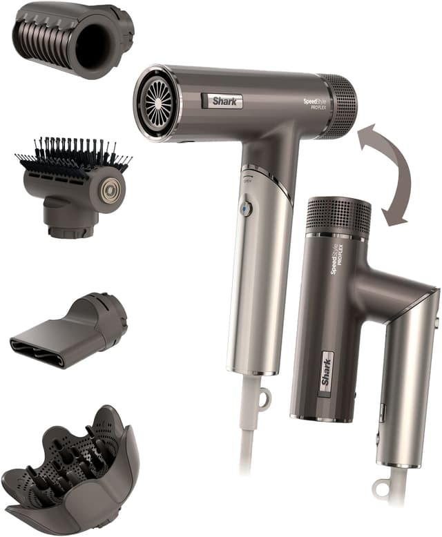 Shark Speedstyle Pro Flex hårtørrer HD542EU (Mocha silver)