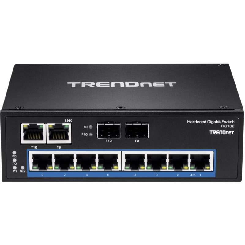 Trendnet TI-G102 commutateur réseau Gigabit Ethernet (10/100/1000) Noir