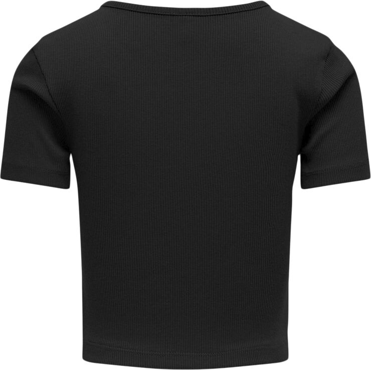 ONLY KOGNESSA S/S CUT OUT TOP BOX JRS Sort