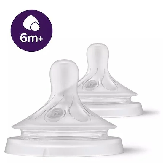 Lot de 2 Tétines Natural 3.0   6 mois +   de               Philips AVENT