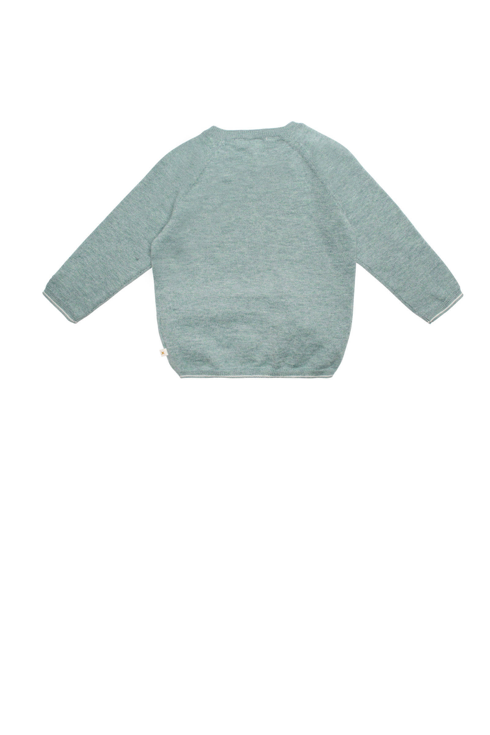 Moodstreet Petit baby gemêleerd vest Robin groen