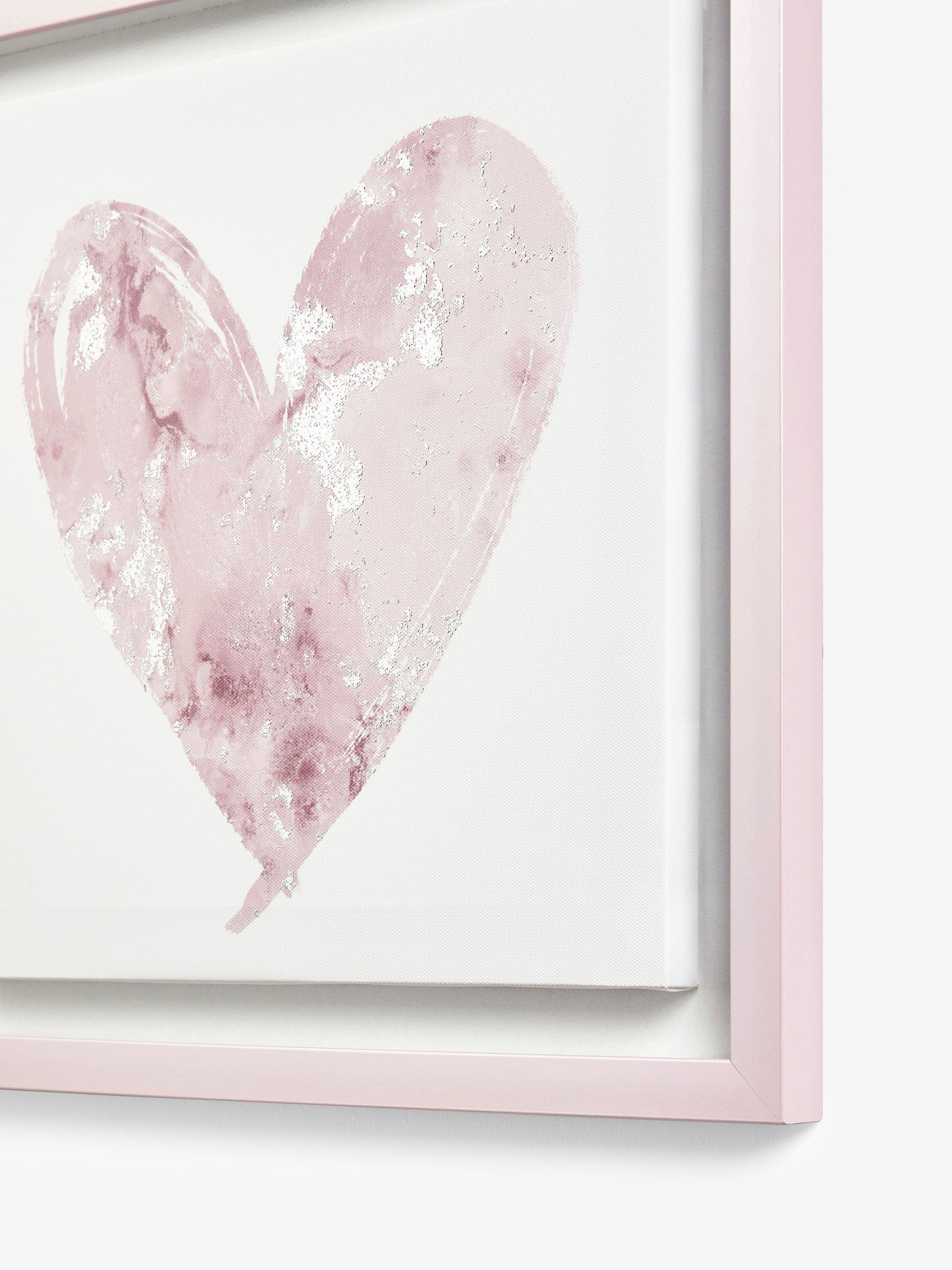 Ingelijste wanddecoratie met hart