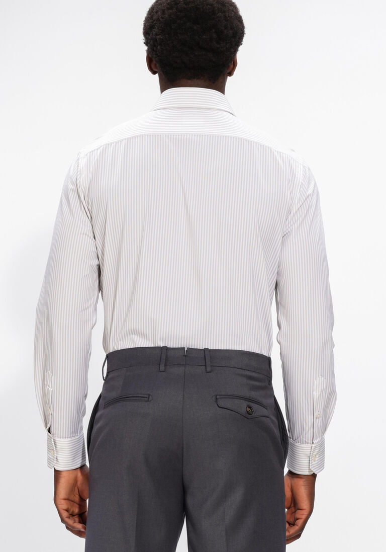 beige xacus overhemden active shirt 520ml