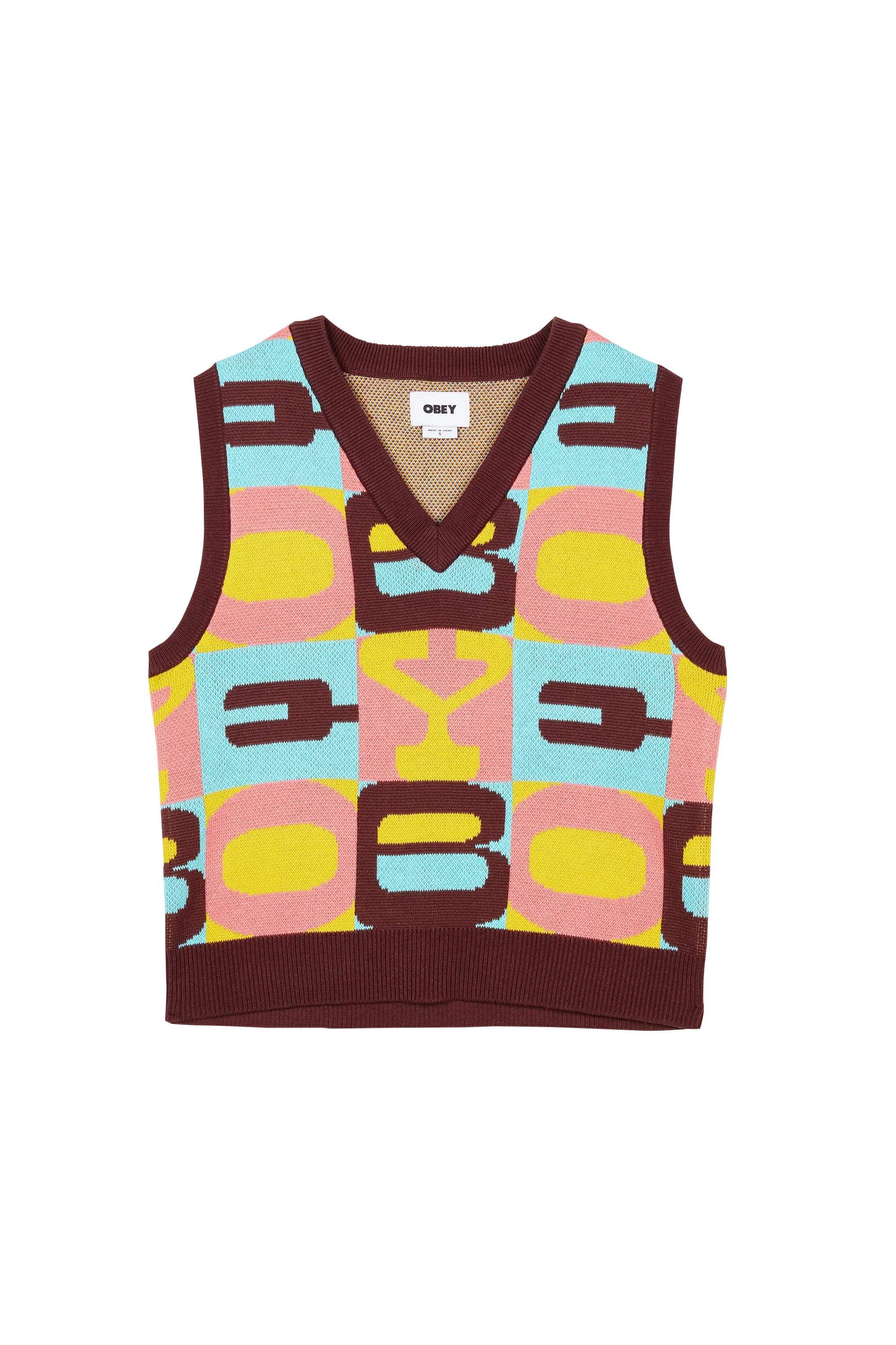OBEY Gilet MYLES Marron