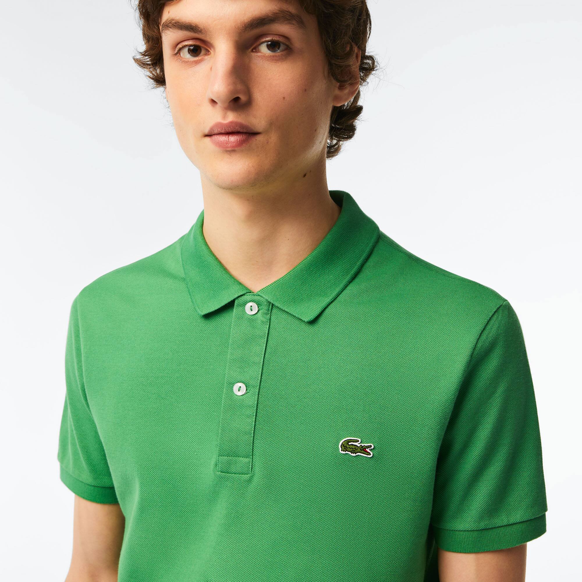 Original L.12.12 Poloshirt aus Petit Piqué Kurze Ärmel - Grün - Lacoste - Herren