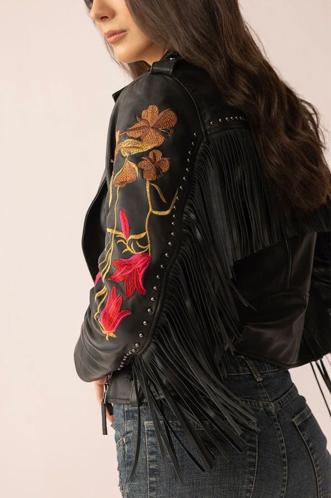 Myra Bag leather jacket Thorn & Thunder