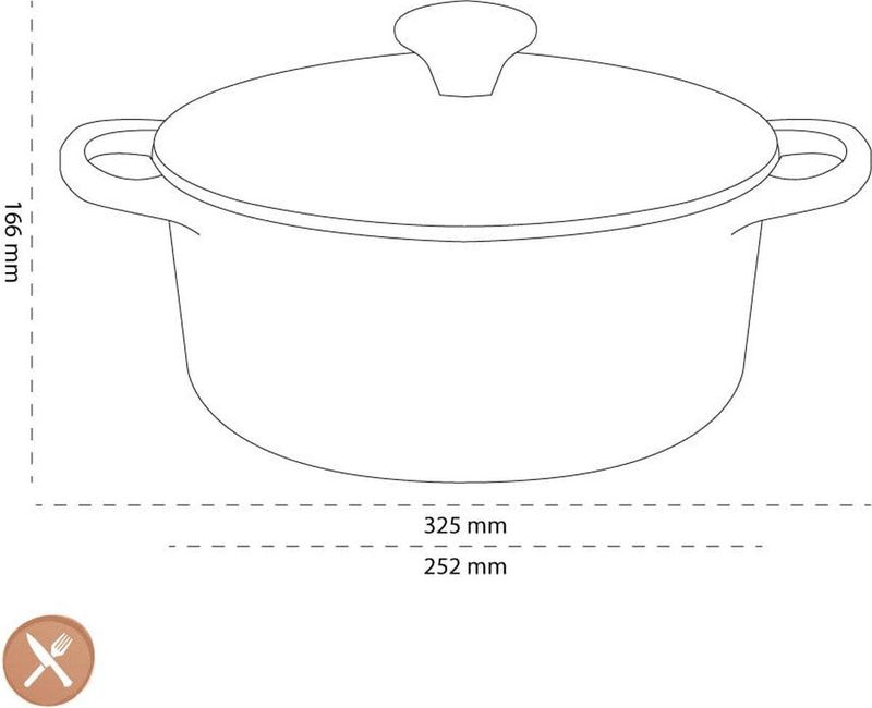 Le Creuset Signature Braadpan - 4,2 l - 24 cm - Zwart