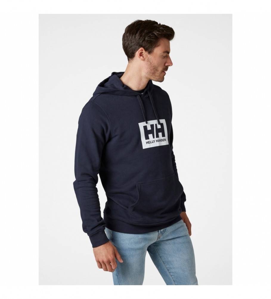 Moletom Helly Hansen HH Box com Capuz azul marinho