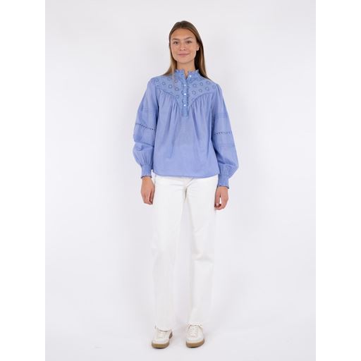 Neo Noir Emily Bluse, Light Blue, 36