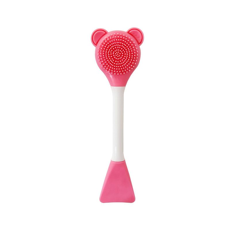 Choyu - Set van 3: Bear Dual Head siliconen gezichtsreinigingsborstel