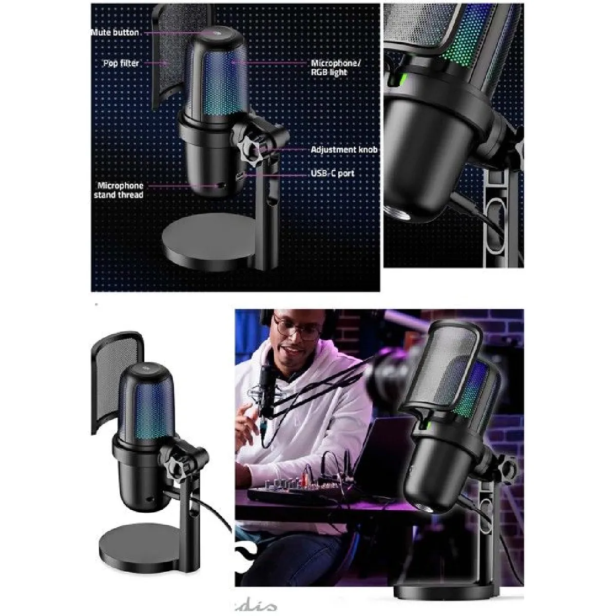 Nedis Microphone Streaming USB