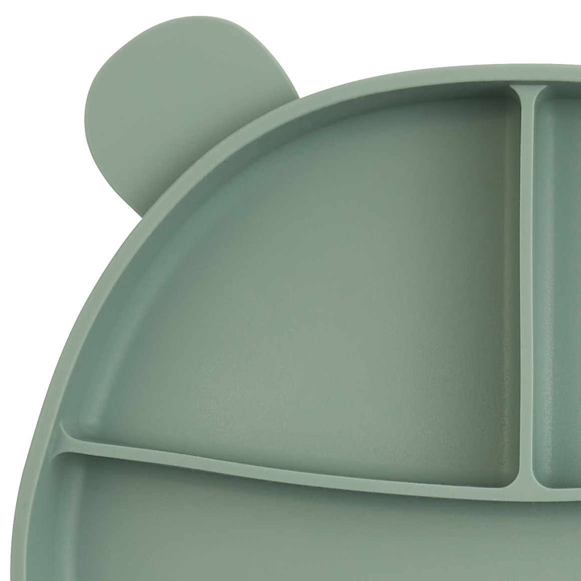 Topomini Pure Collection Silikon-Teller mit Saugfuß salbei