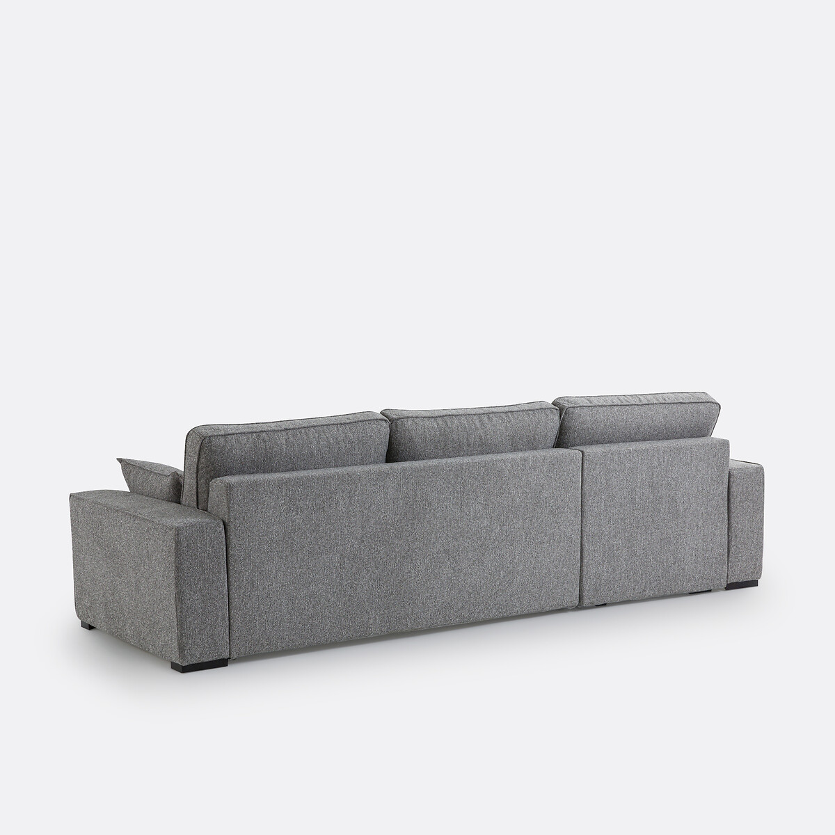 LA REDOUTE INTERIEURS<br>Sofá-cama de canto em tecido texturizado, espuma, Cécilia