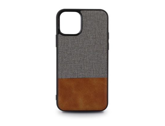 MOOOV - Coque smartphone Coque souple bi-matière pour iphone 11 - grise et marron