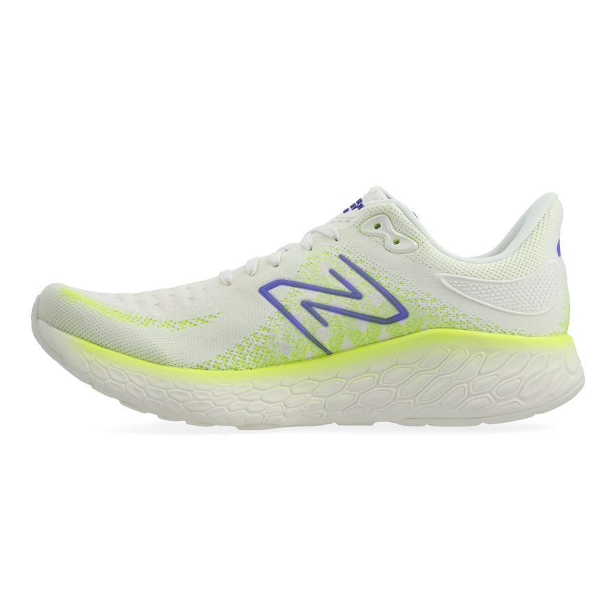 New Balance Chaussures de Running Fresh Foam 1080v12 - Blanc/Jaune Fluo Femme