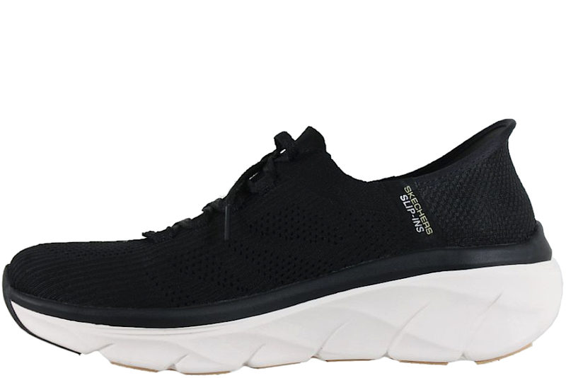 SKECHERS DLUX WALKER 2.0 - THRILL MOVEMENT BLACK SLIP-INS