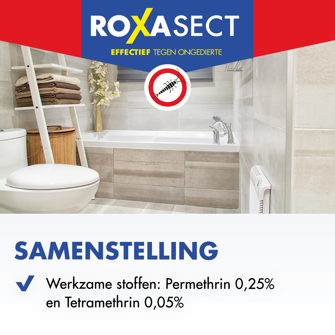 Roxasect Spuitbus tegen zilvervisjes (400 ml)