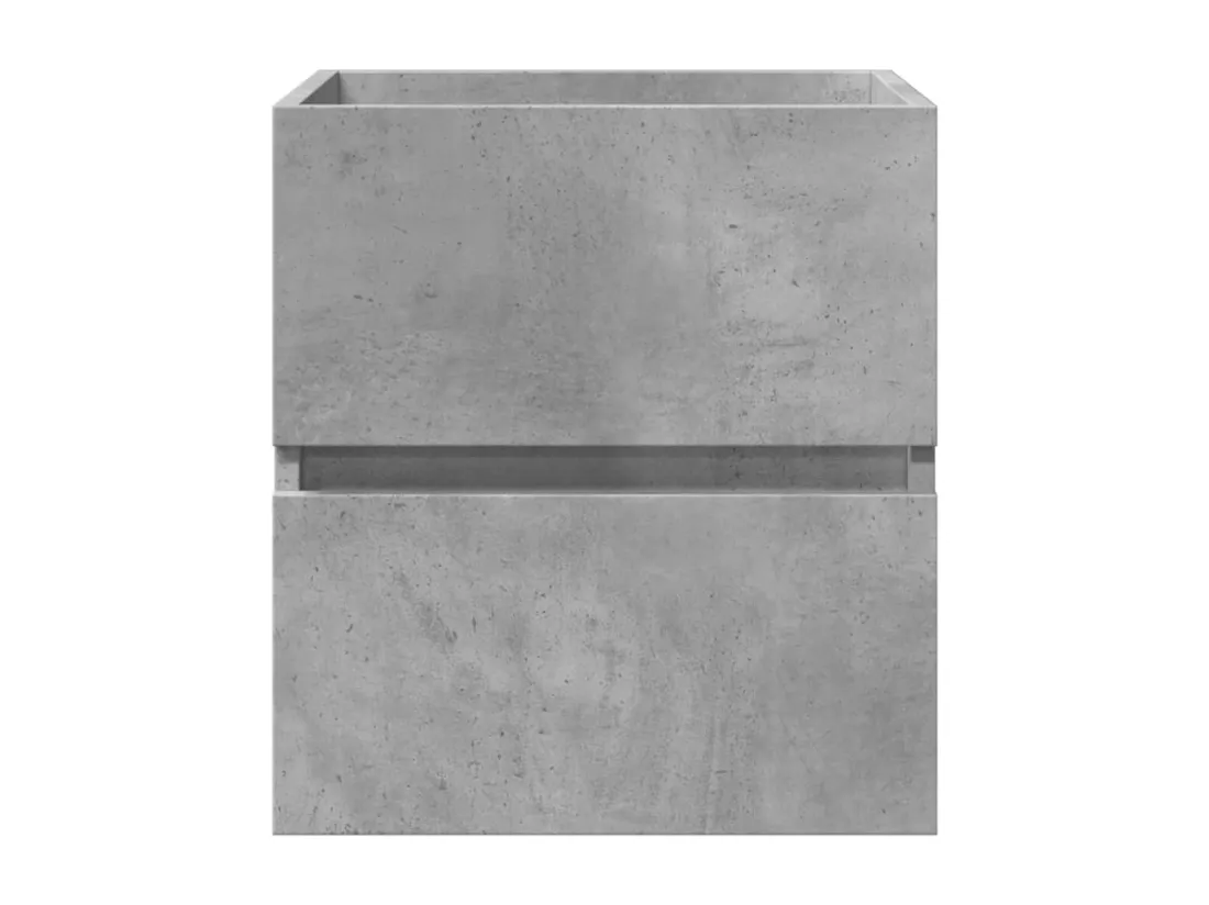 Armoire d'évier Gris béton 41x38,5x45 cm Bois d’ingénierie