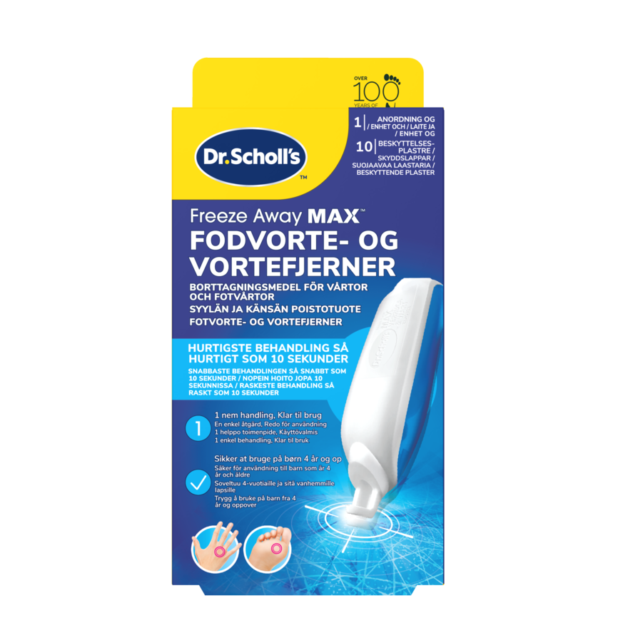 Dr Scholls Freeze Away Max fotvorte- og vortefjerner 35 ml