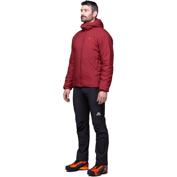 Doudoune randonnée MOUNTAIN EQUIPMENT ANDOLA HOODED M JKT MERLOT