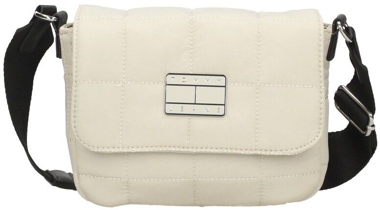 Tommy Hilfiger TJW Casual Quilted Flap Cross gebroken wit