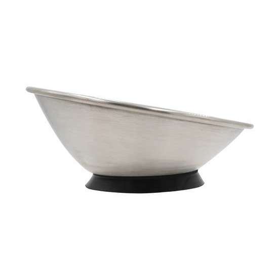 Gamelle inclinée en inox avec ventouse Ø 15 cm - 250 ml
