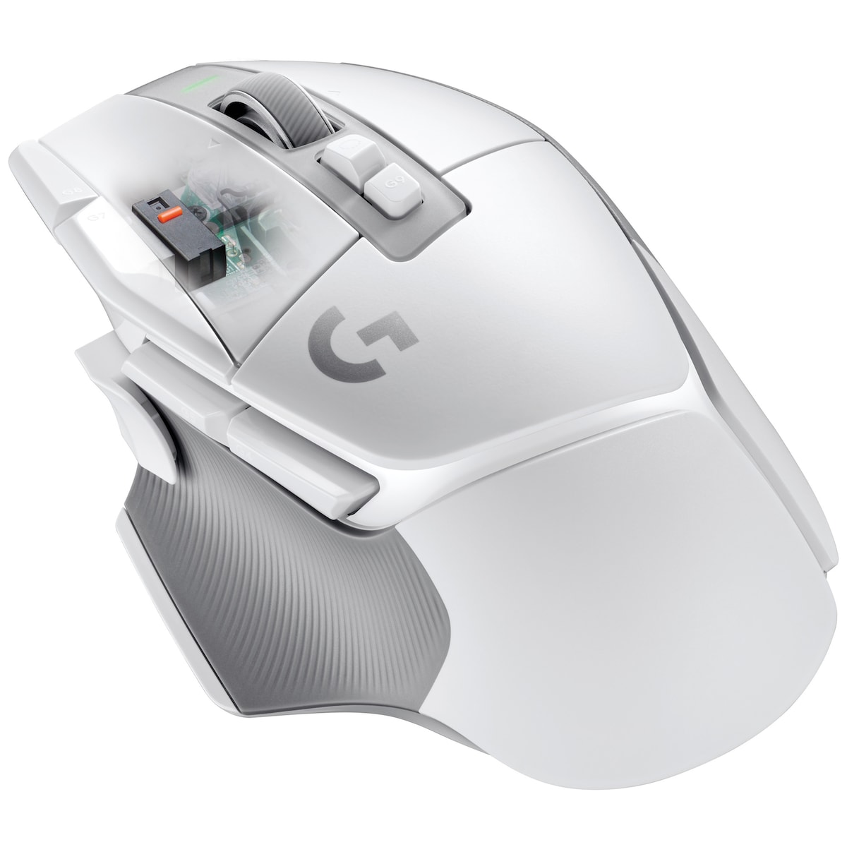 Logitech G502 X Lightspeed trådløs gamingmus (hvit)