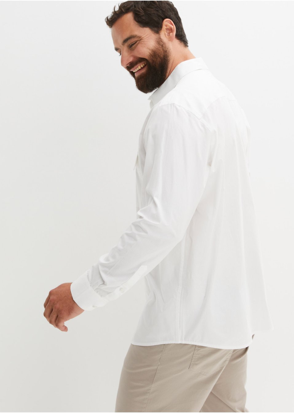 Chemise manches longues avec poche poitrine
