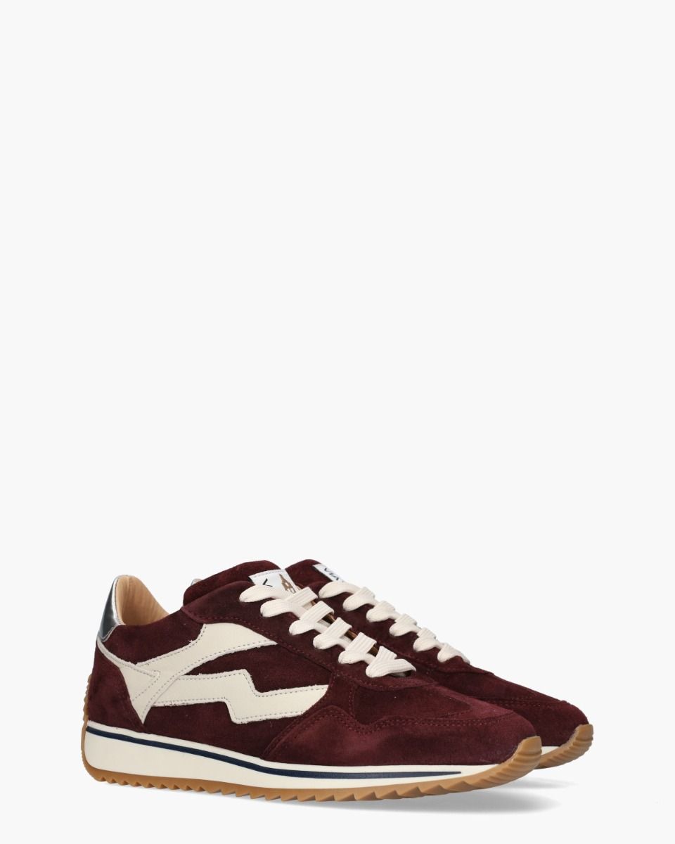 Via Vai Mikki Alex Bordeauxrood Damessneakers
