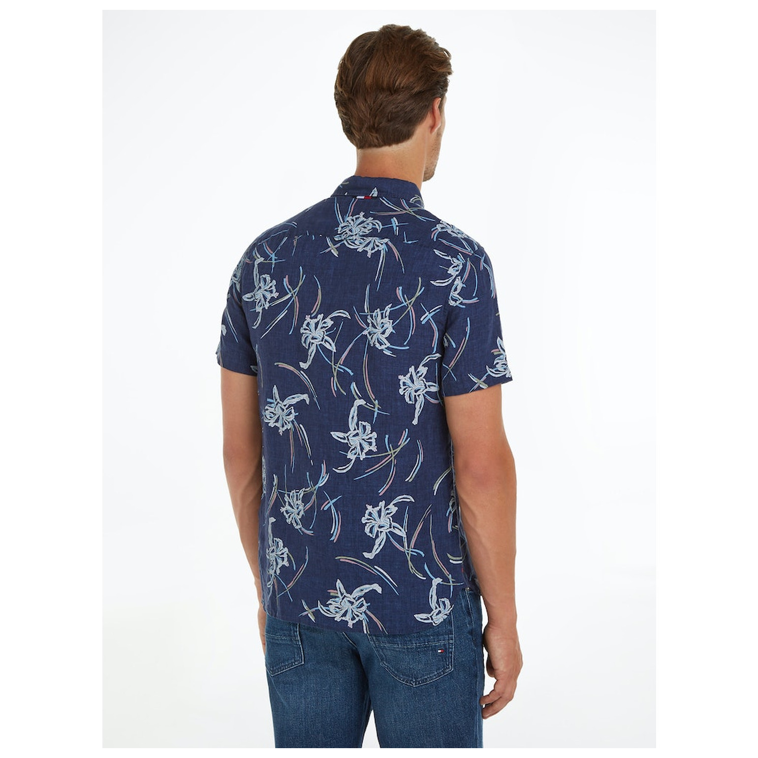 Tommy Hilfiger LI TROPICAL PRT SF SHIRT S/S