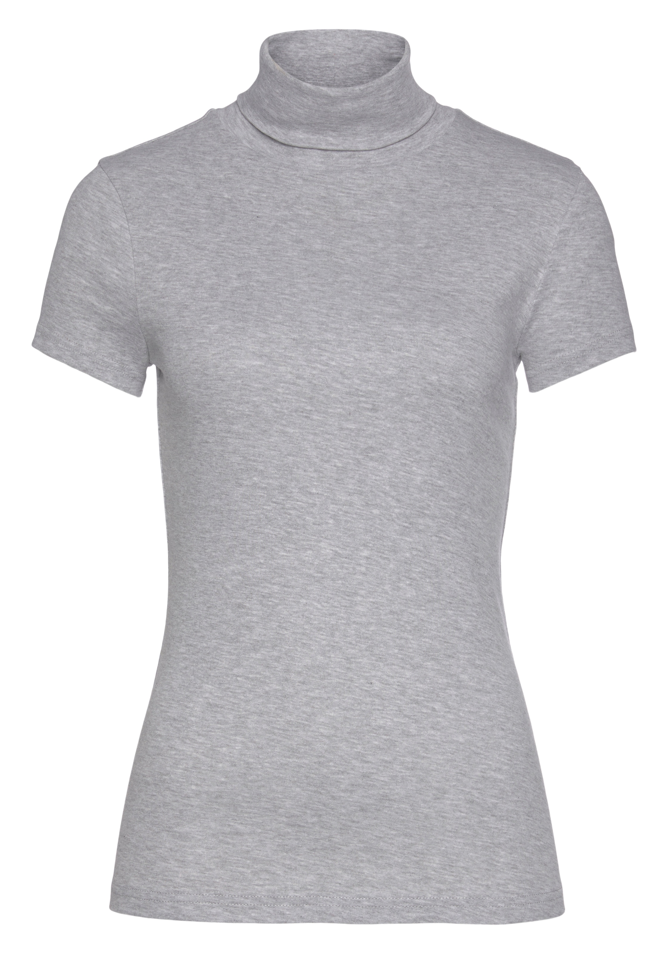 Flashlights Rollkragenshirt , figurbetont,  Basic-Stil,  Rollkragen,  aus 100% Baumwolle,  elastisch