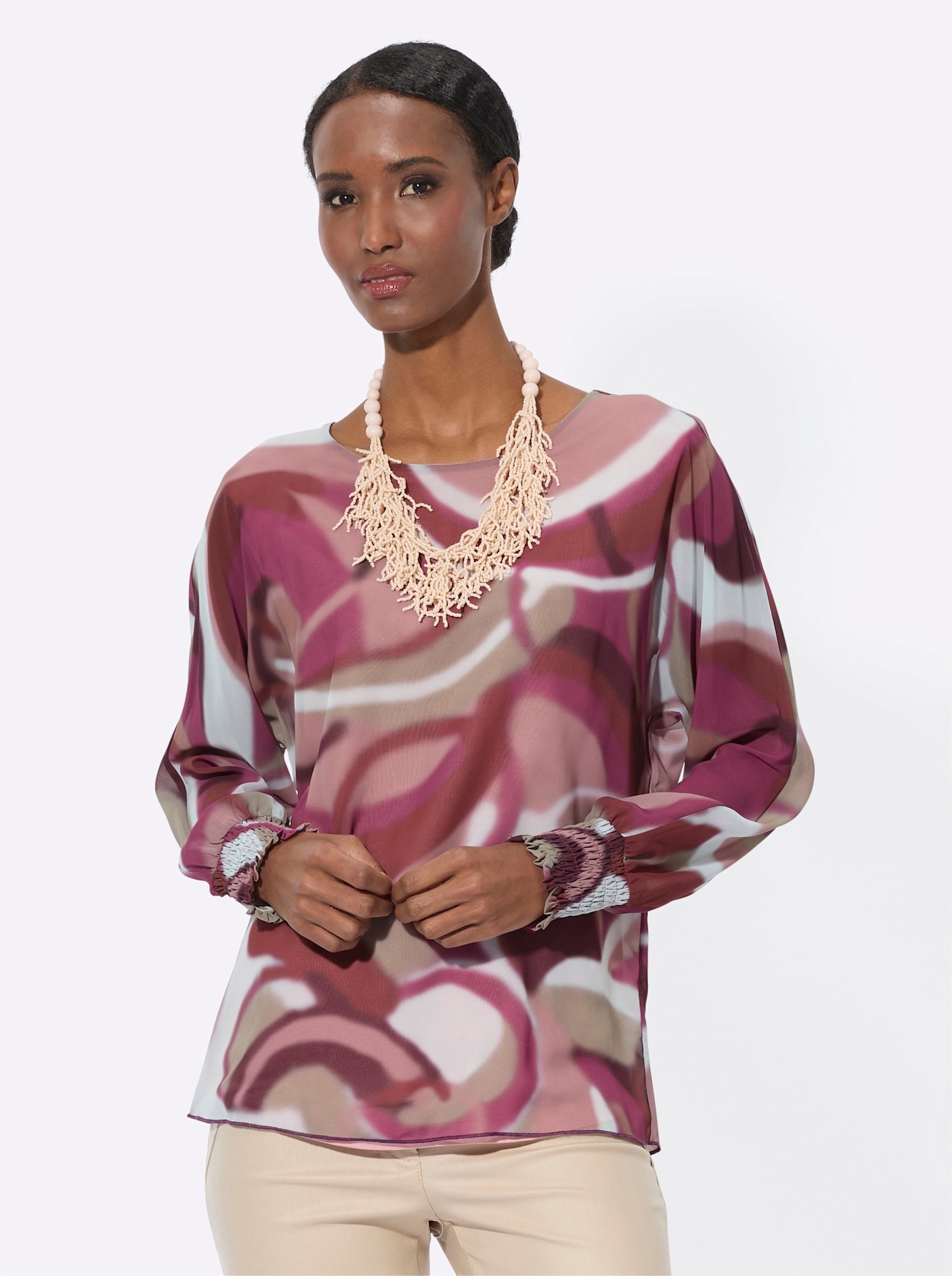 creation L Georgettebluse
