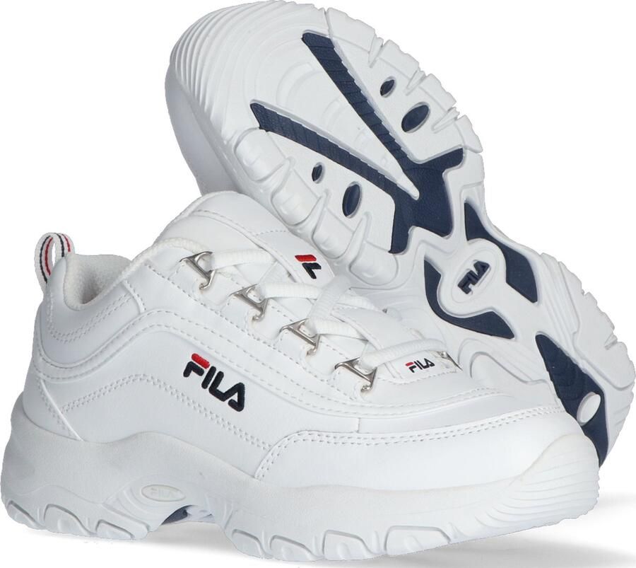 Fila Strada Low sneakers wit Meisjes Imitatieleer Meerkleurig 32