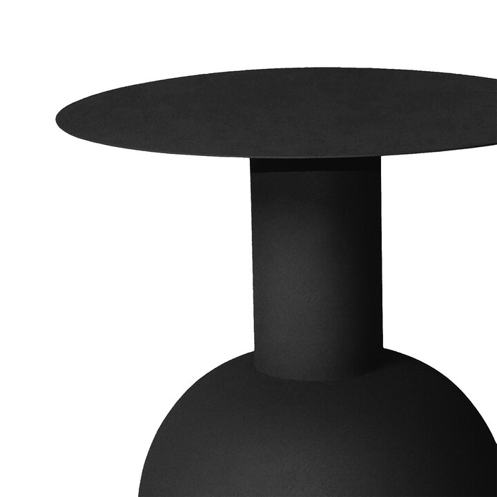 Bijzettafel Pip Zwart | Zwarte bijzettafel metaal