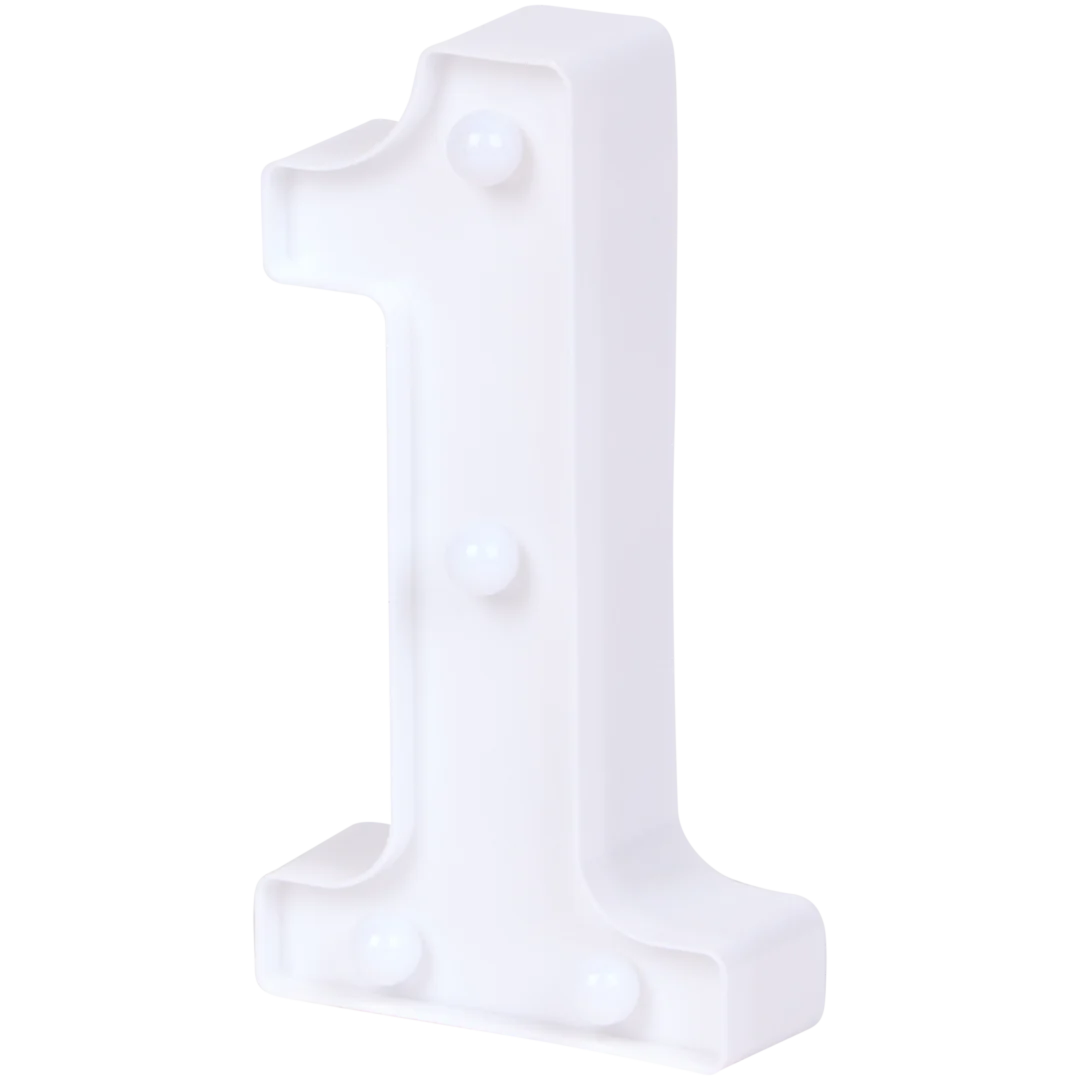Chiffre LED décoratif