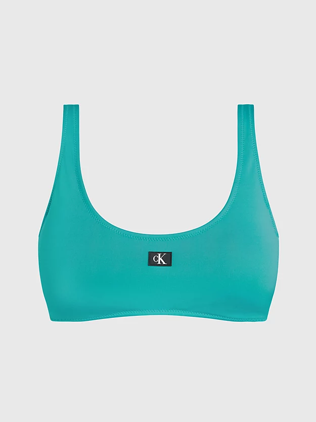 Top de biquíni estilo bralette - Monograma CK