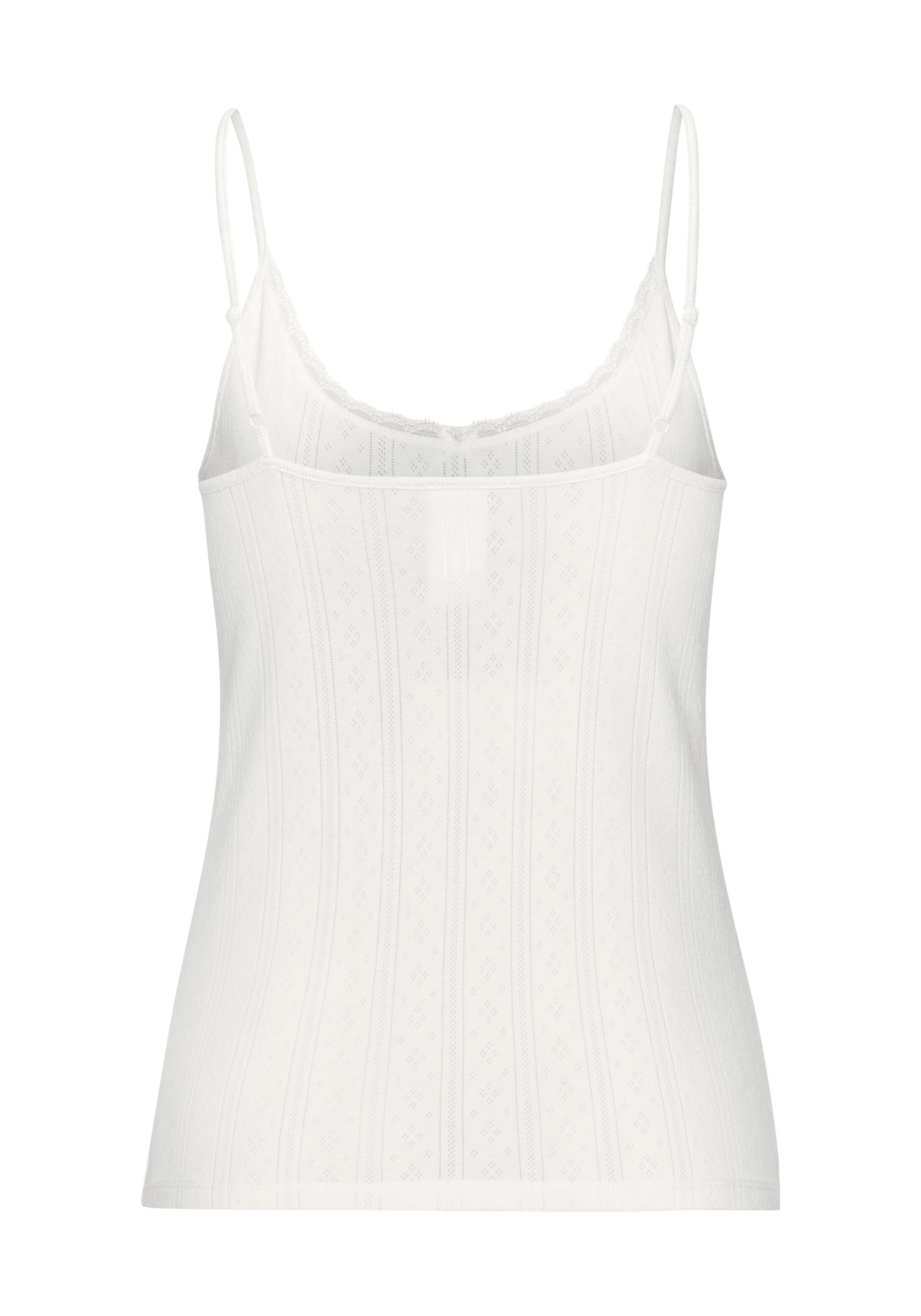 Vivance Spaghettitop , aus weichem Pointelle-Strick mit Spitze